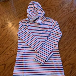 NWT VV T-Shirt Hooded Long Sleeve Dress